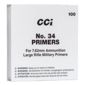 CCI Large Rifle Military Primers #34 For Sale