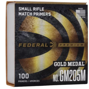 Federal Premium Gold Medal Small Rifle Match Primers #205M for sale