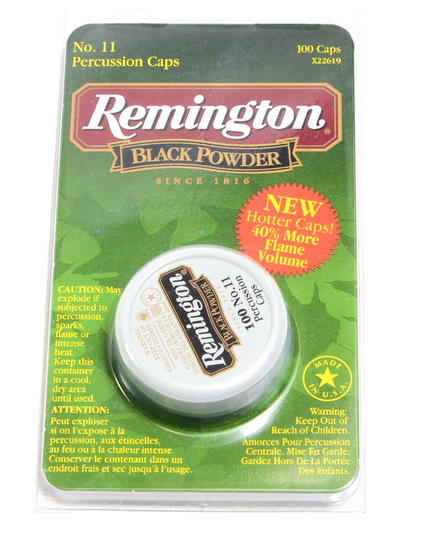 Remington #11 Percussion Caps For Sale