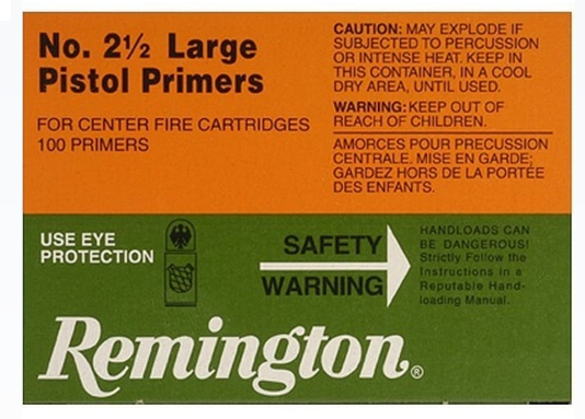 Remington Large Pistol Primers #2.5 For Sale